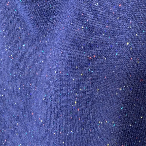 Queen Mulock Navy Striped Confetti Sweater Dress - Picture 5 of 8